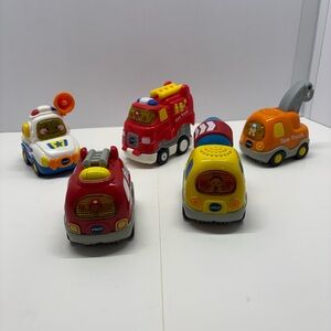 VTech Go! Go! Smart Wheels toy vehicles.